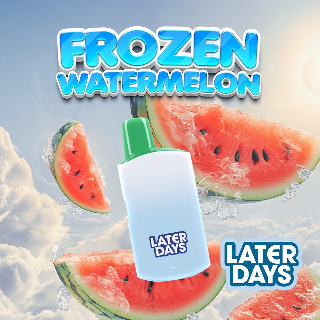 later days disposable vape frozen watermelon (h) Later Days Frozen Watermelon Disposable